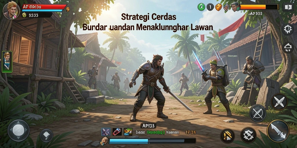 Tampilan gameplay menarik dengan berbagai strategi yang dapat diterapkan.