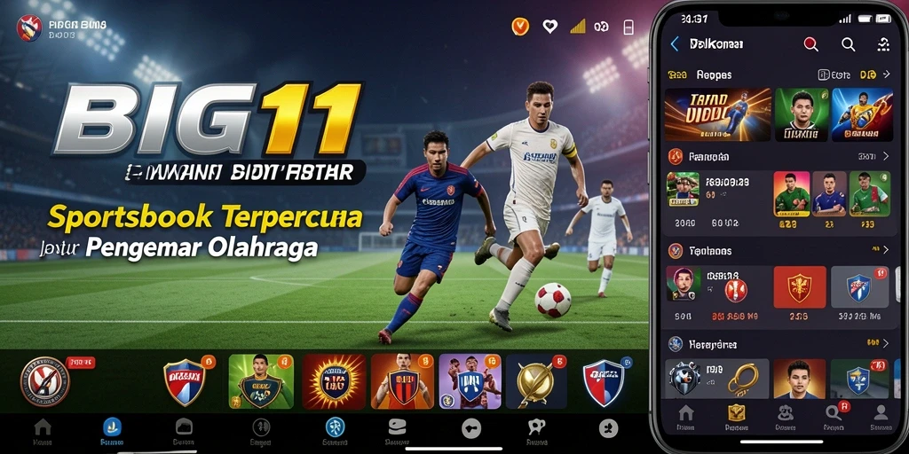 Screenshot gameplay BIG11 menampilkan taruhan olahraga yang menarik.