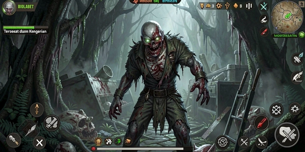 Gameplay menegangkan di dalam dunia kengerian BIOLABET.