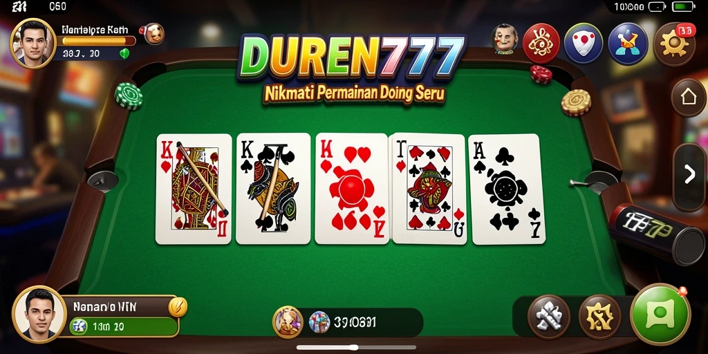 Tampilan gameplay DUREN777 yang seru dan menarik.