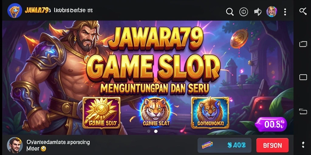 Tampilan grafik yang menawan di gameplay Slot JAWARA79.