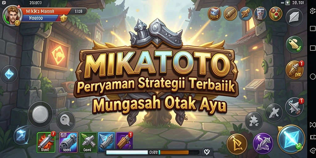 Screenshot utama MIKATOTO menampilkan gameplay yang menegangkan dan penuh strategi.