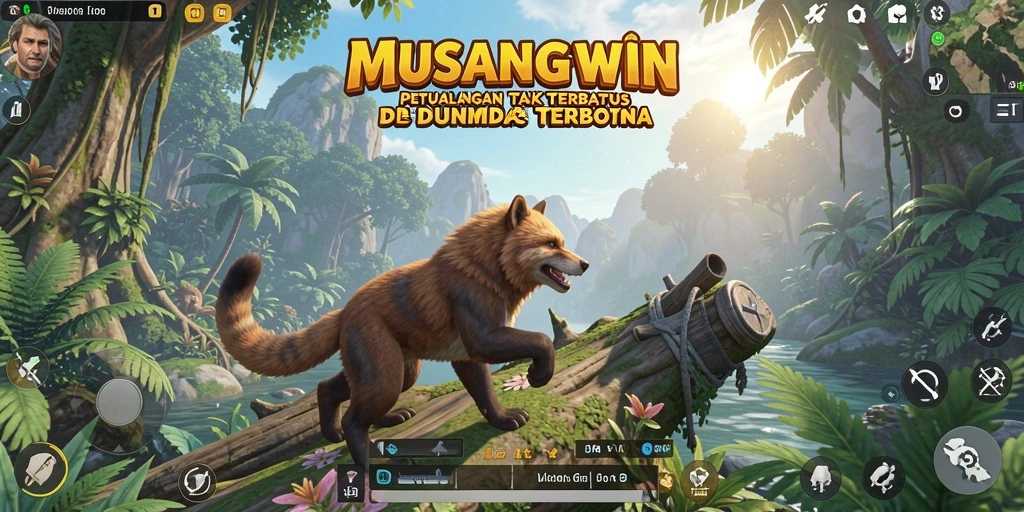 Gameplay mengasyikkan di dunia terbuka MUSANGWIN.