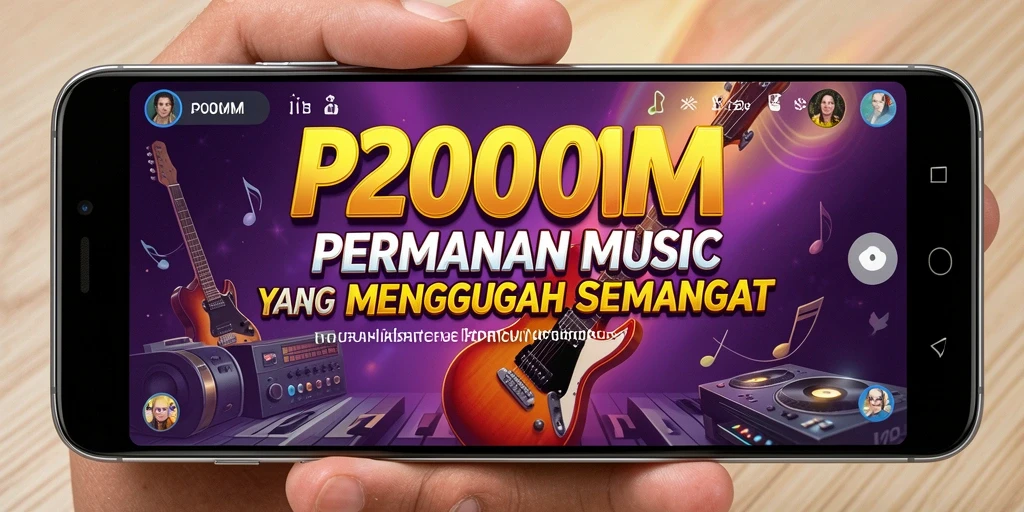 Tampilan screenshot gameplay P200M yang dinamis dan menarik.