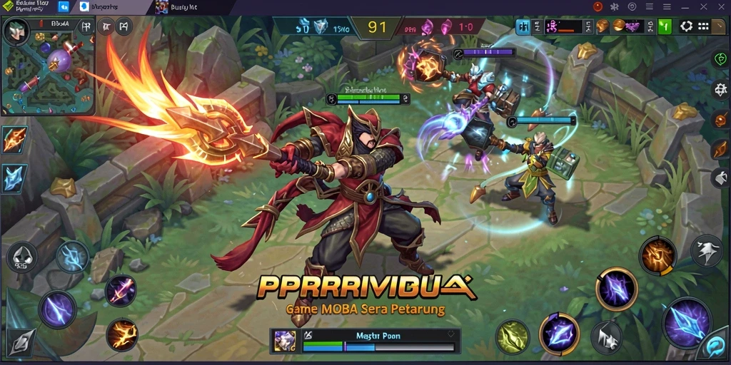 Tampilan seru dari gameplay PPRRYY yang penuh aksi.