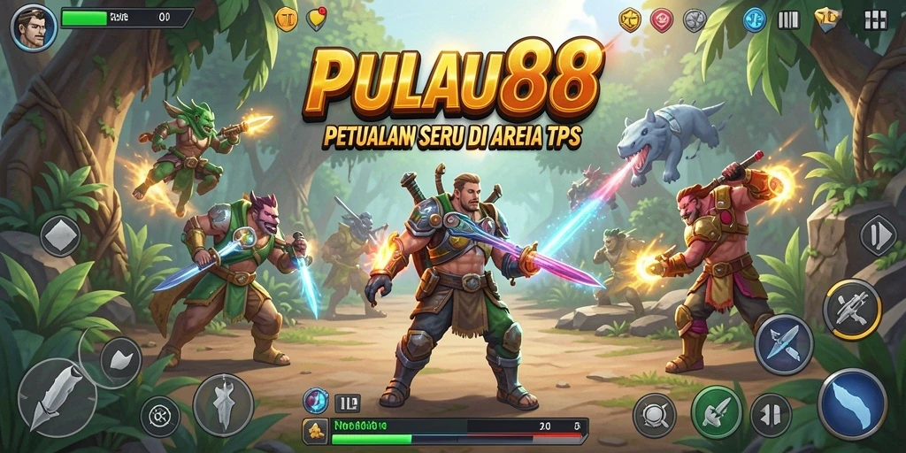 Tampilan gameplay aksi seru di PULAU88.