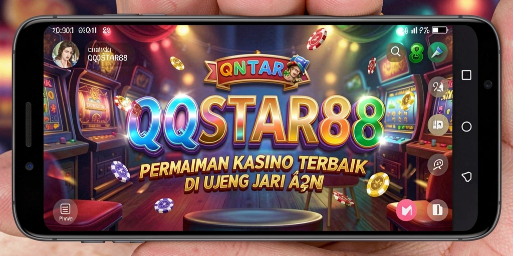 Tangkapan layar utama QQSTAR88 menampilkan gameplay Kasino yang mendebarkan.