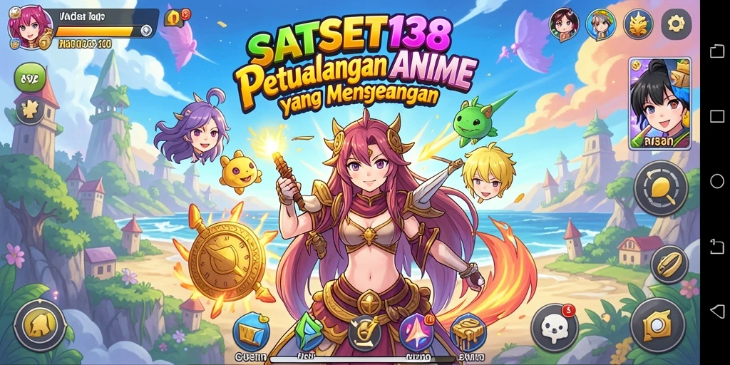 Gameplay Anime yang menampilkan petualangan mendebarkan dan karakter unik.