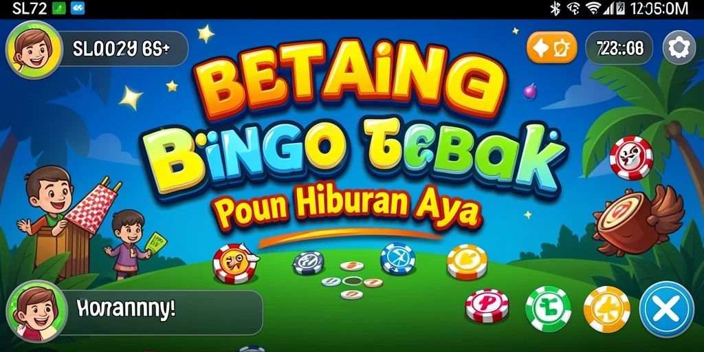 Tampilan gameplay menarik dari SL72 saat bermain Bingo.