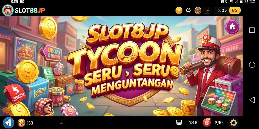 Screenshot SLOT88JP menunjukkan gameplay Tycoon yang menarik.