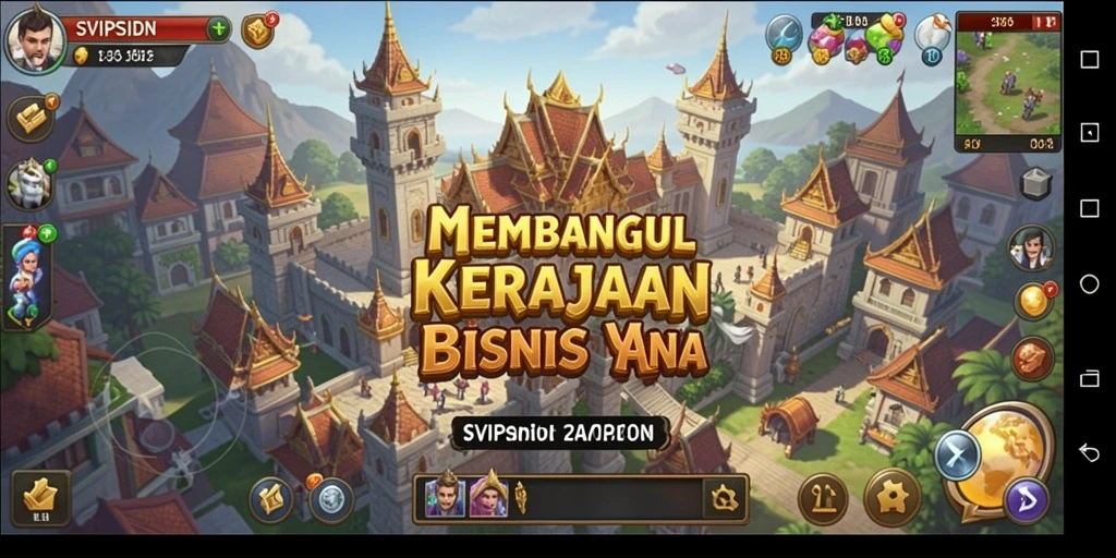 Tampilan menarik gameplay SVIPSIDN di dunia Tycoon.