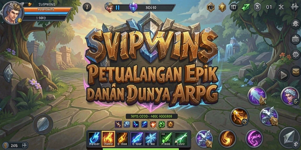 Tampilan menakjubkan dari gameplay ARPG di SVIPWINS.