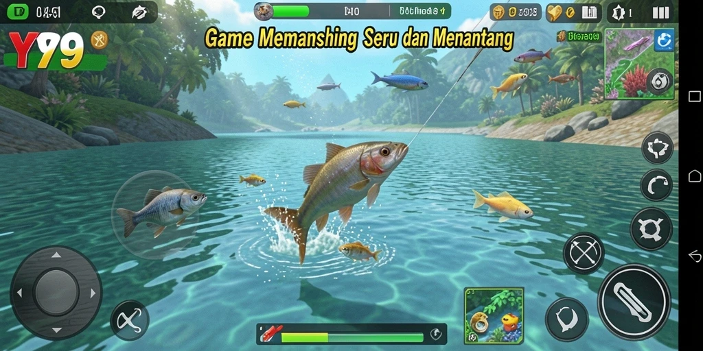 Tangkapan ikan yang menakjubkan dalam gameplay Y89.